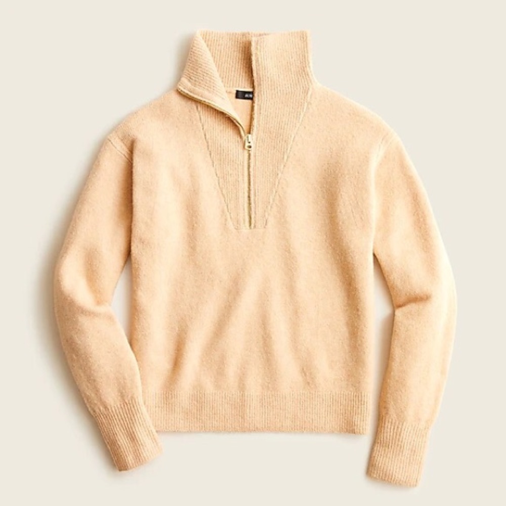 NWT J. Crew Half-Zip Sweater